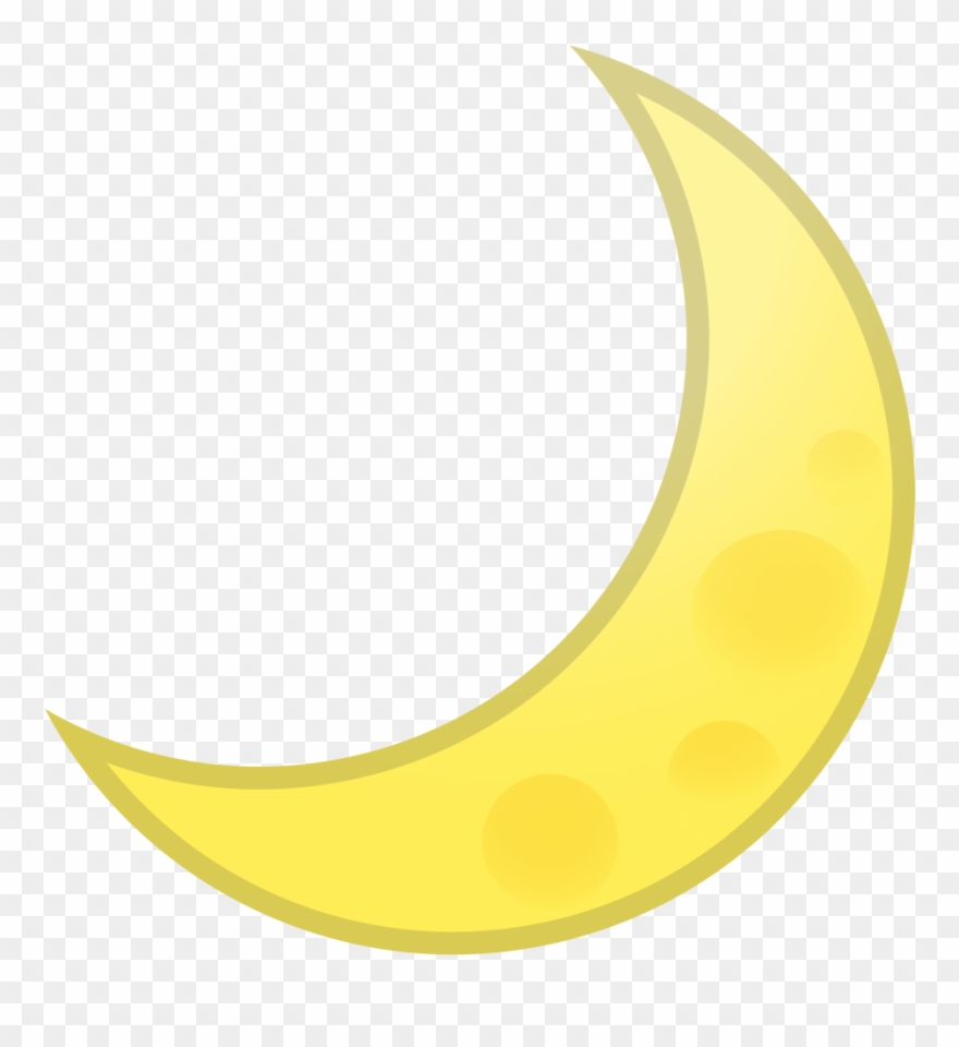 1024 X 1024 Www - Media Luna Emoji Png Clipart