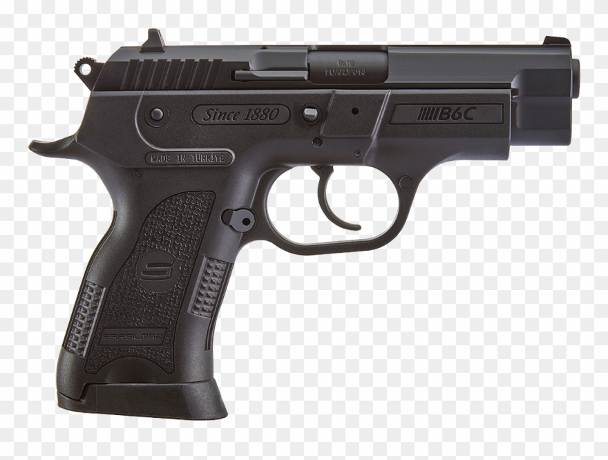 Sar Usa B6c9bl B6c Single/double 9mm Luger - Eaa Witness Polymer Compact Clipart