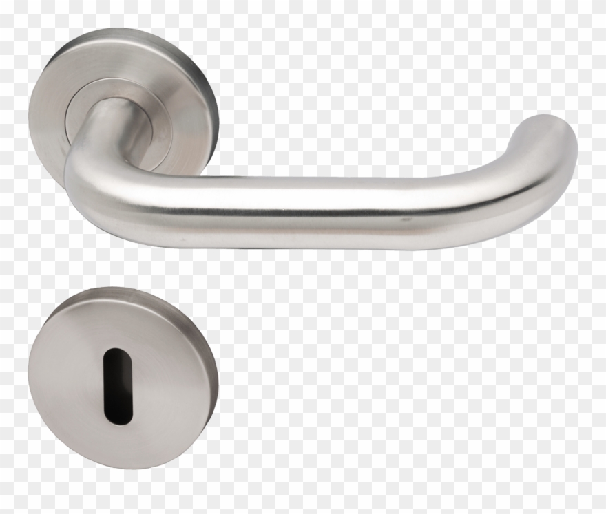 Obf Onlineshop Türdrücker Modell U Form Edelstahl Matt - Pipe Clipart