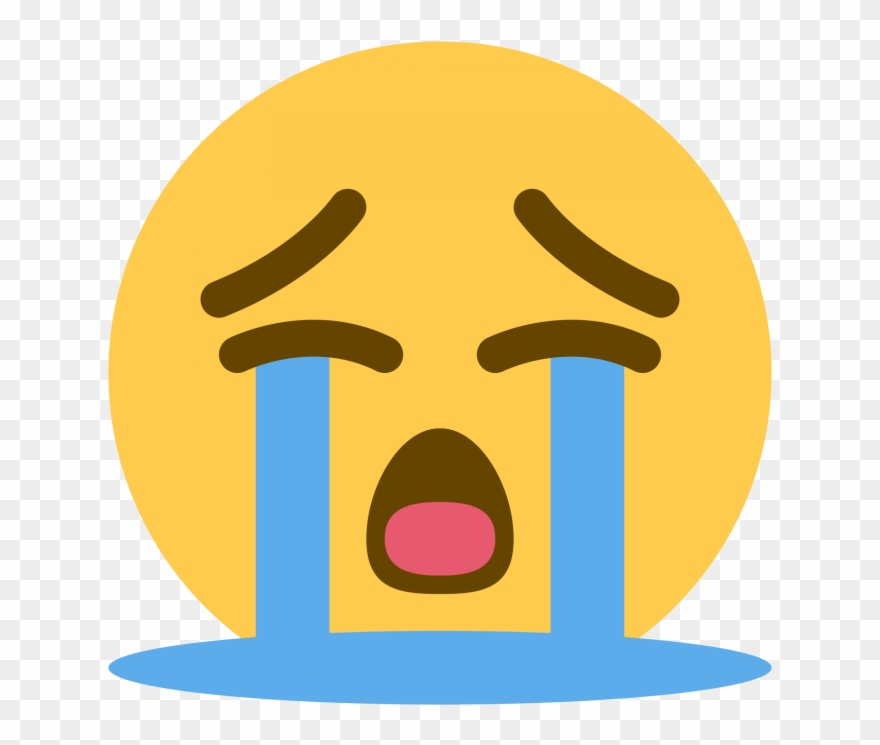Emoji Sad Png - Crying Emoji Png Clipart