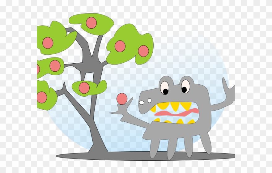 Trees Clipart Monster - Monster Clip Art - Png Download