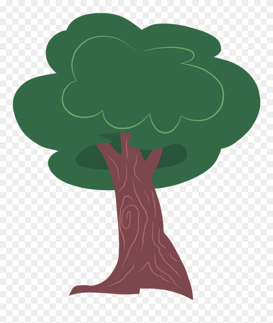 Cartoon Tree Transparent Background - Cartoon Tree With Transparent Background Clipart