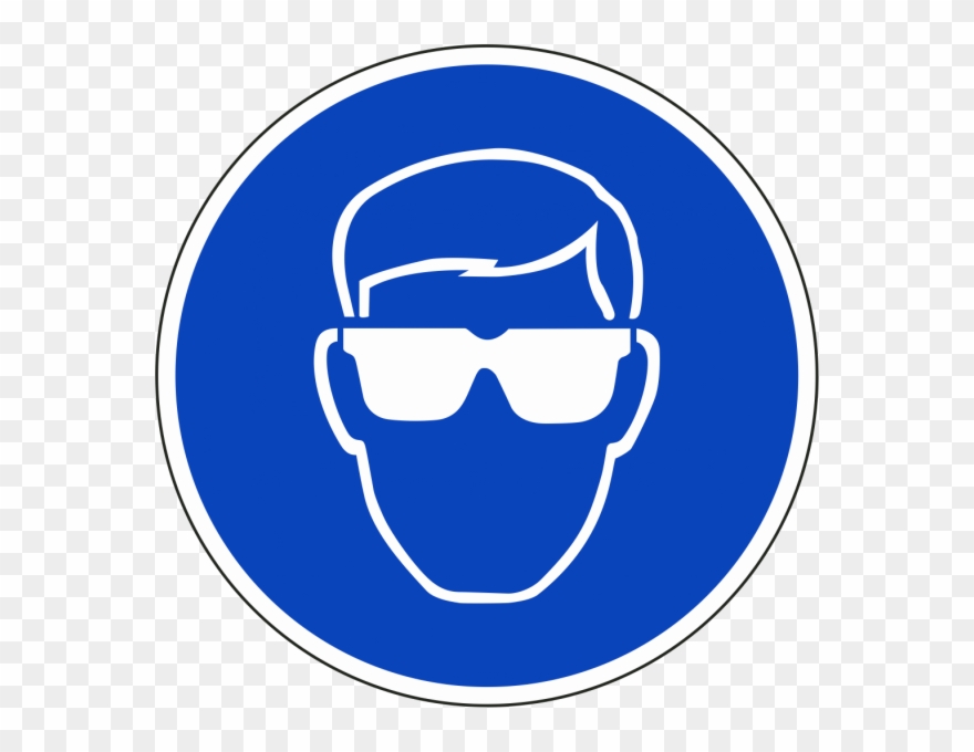 Protective Eye Personal Equipment Protection Safety - Eye Protection Must Be Worn Clipart