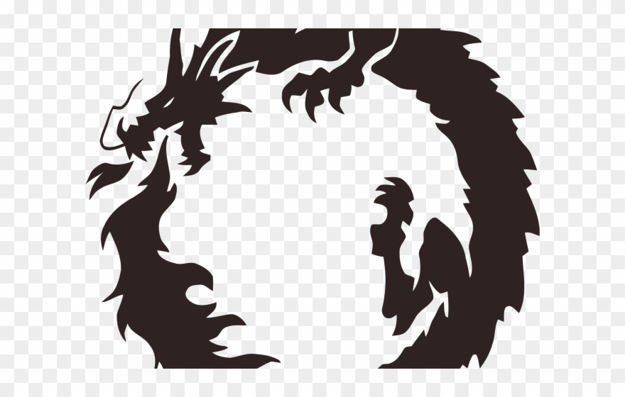 Circle Clipart Dragon - Jiu Jitsu Dragon - Png Download