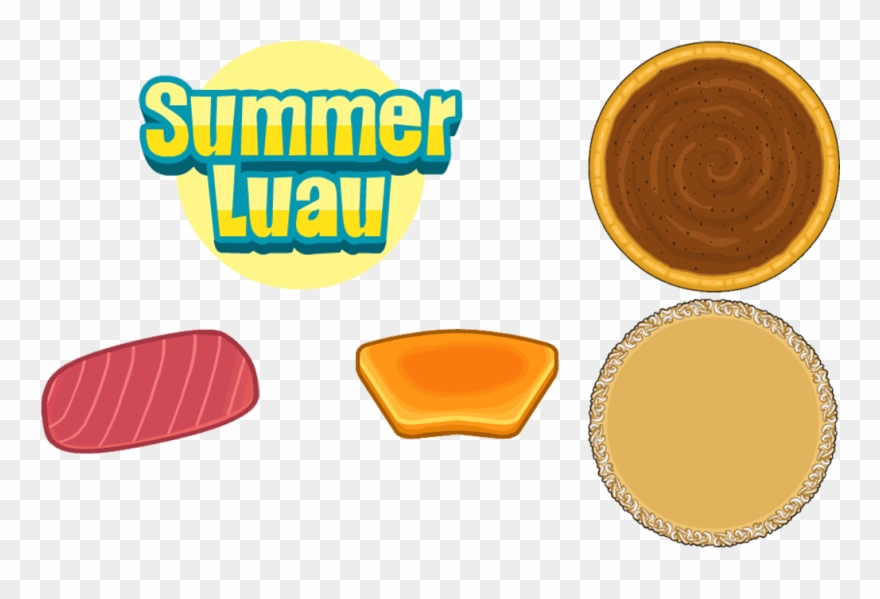 Summer Luau Ingredients - Summer Luau Clipart