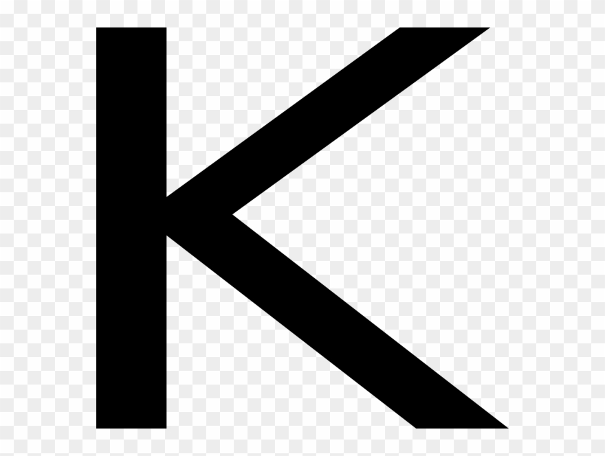Large Font K Clipart