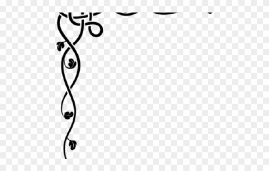 Celtic Clipart Flower - Design For Paper Corner - Png Download