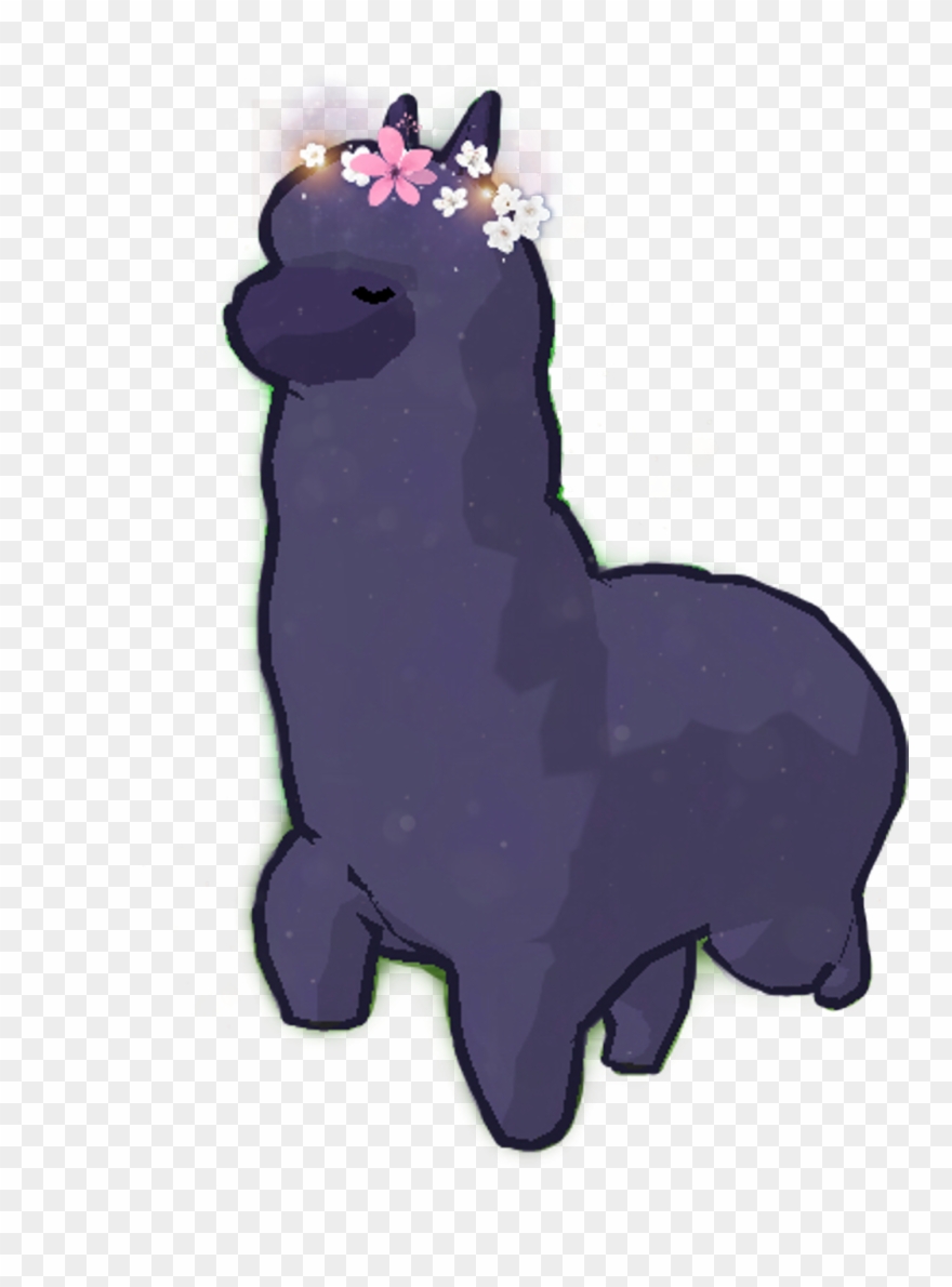 Alpaca Sticker - Cartoon Clipart