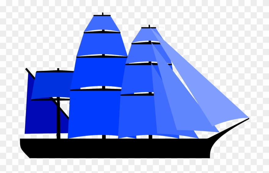 Clipart Of Ships, Vessel And Sail - Sail - Png Download