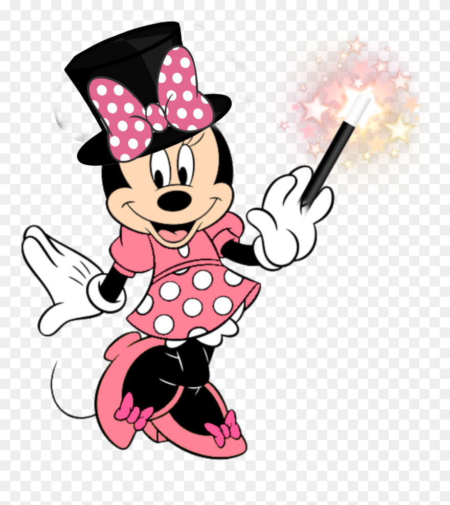 #minnie #magic #circo #circus #laço #rosa Clipart
