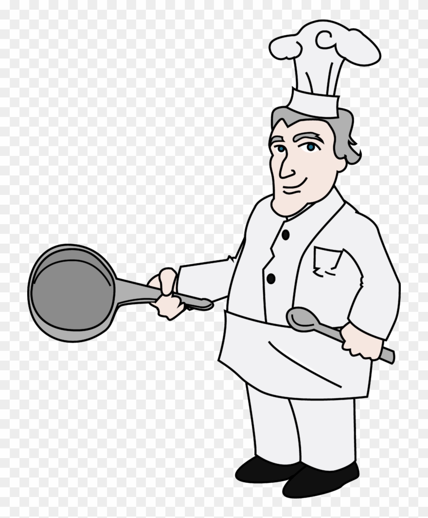 Free Clip Art Chef - Png Download