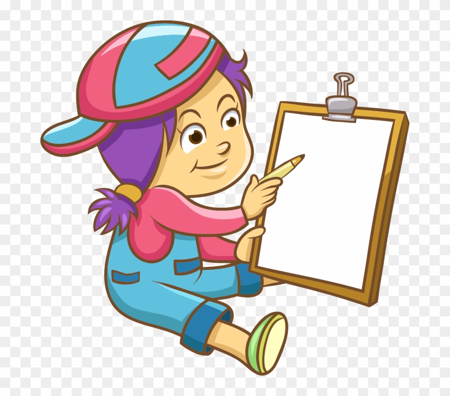 Illustration Girl Kurralta Park Community Illustrationgirlpainting - Kids Learning Activities Clipart - Png Download