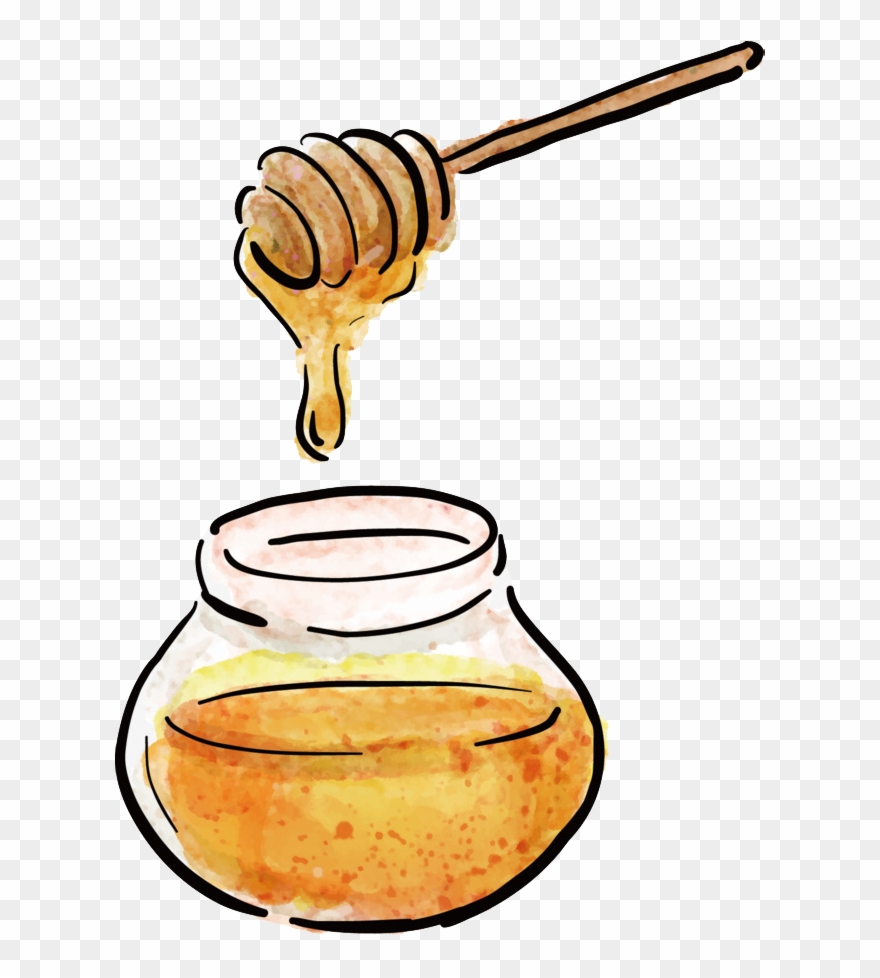 Honey Clipart Stirrer - صورة عسل رسم - Png Download
