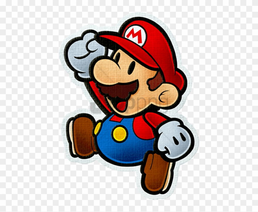 Free Png Download Paper Mario Color Splash Mario And - Paper Mario Color Splash Mario Model Clipart