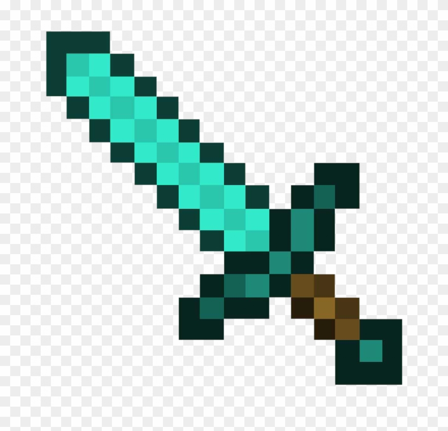 Download Minecraft Clip Art - Espada De Minecraft Png Transparent Png