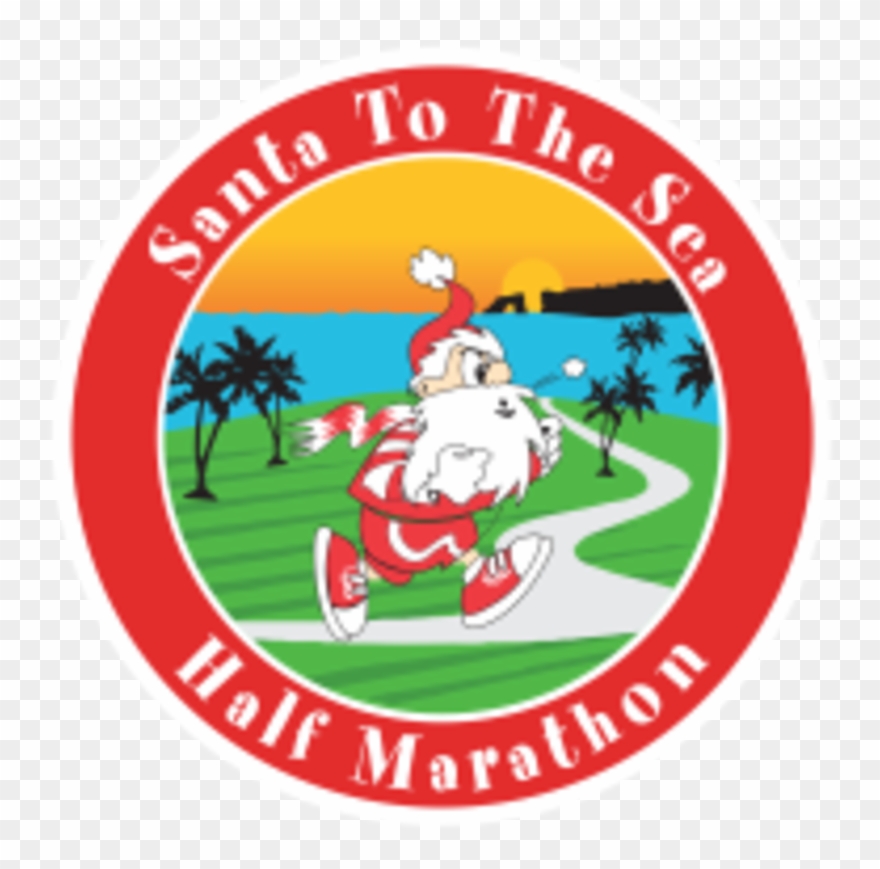 To The Sea Marathon - Santa To The Sea 2018 Clipart