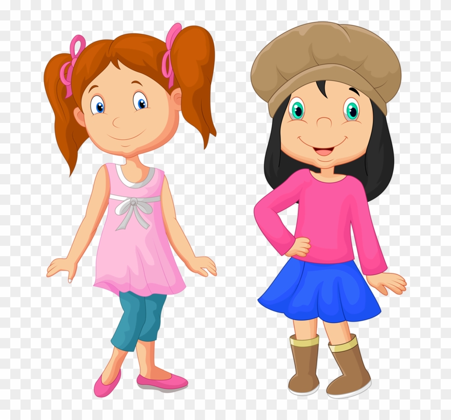 1 [преобразованный] - Girls Cartoon Clipart