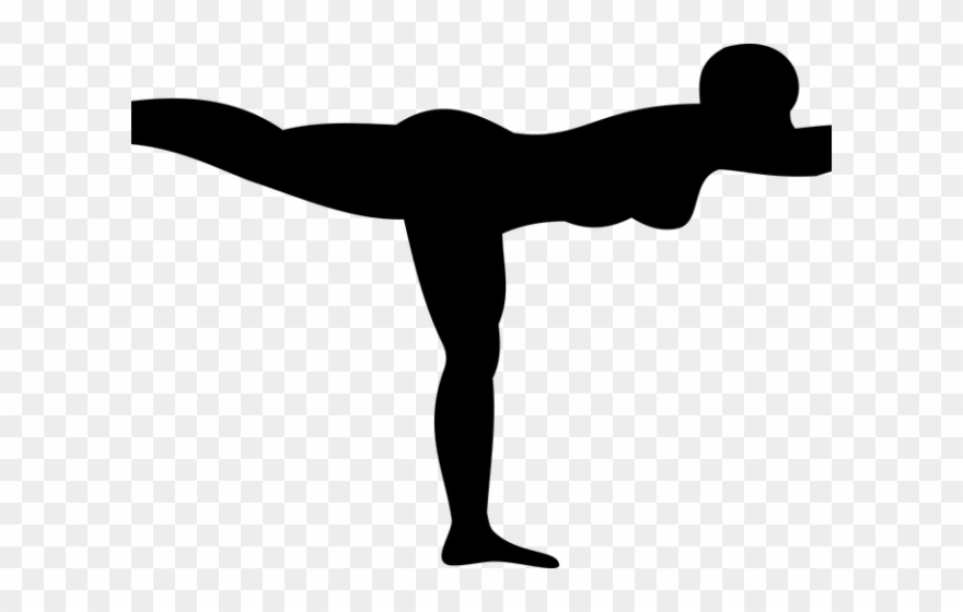 Fitness Clipart Pilates - Silhouette - Png Download