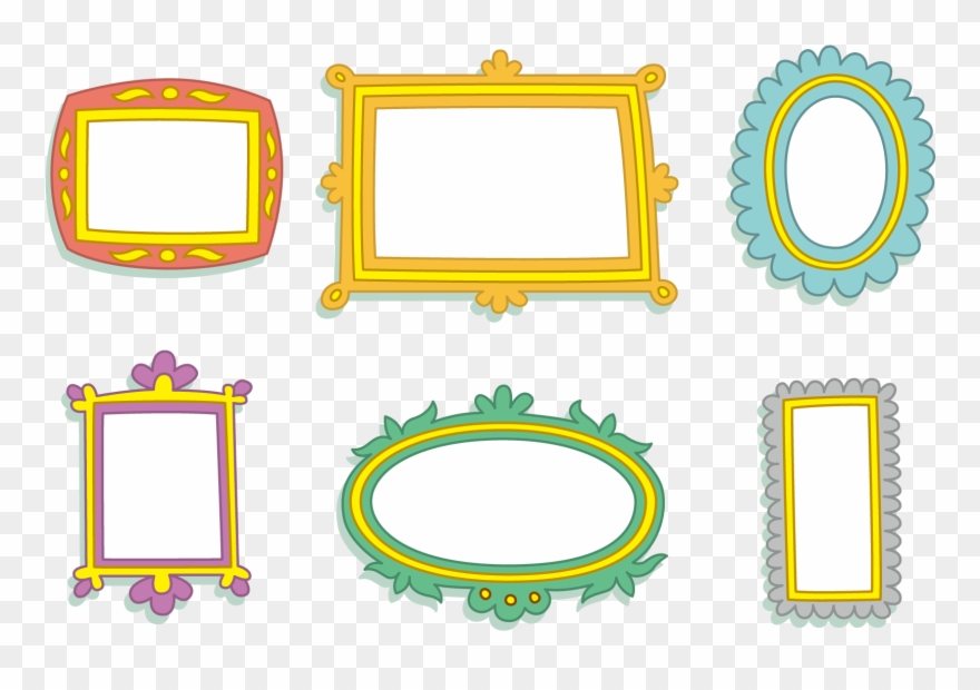 Baby Picture Frame Lovely Film Free Hq Image Clipart - Circle - Png Download