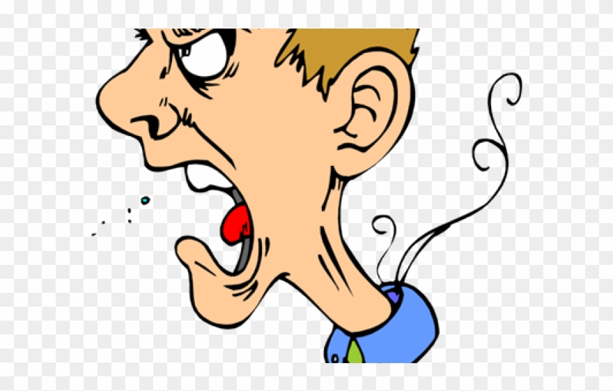 Anger Clipart Animated - Angry Man Shouting Cartoon - Png Download