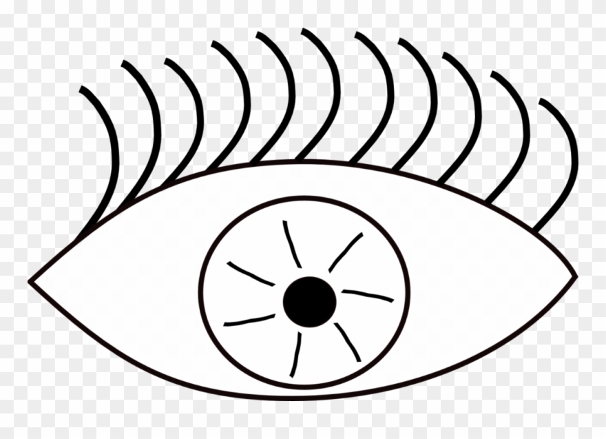 Eye Clip Art Yikr8j6ie Eyes - Eye Clip Art Black And White - Png Download