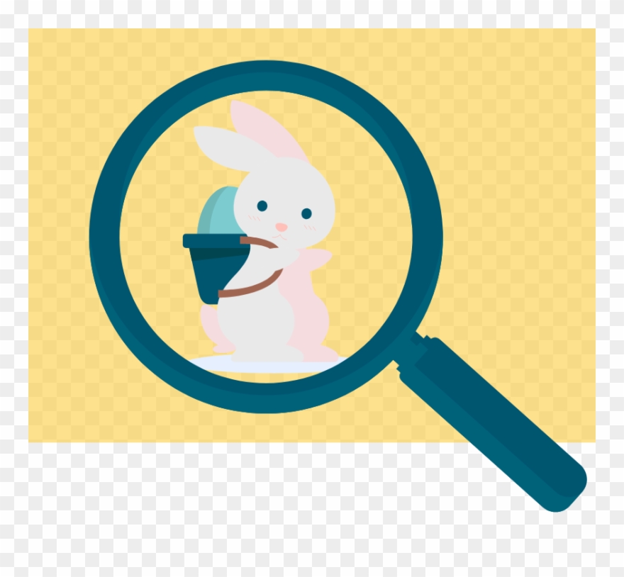 Easter Egg Hunt - Cartoon Clipart