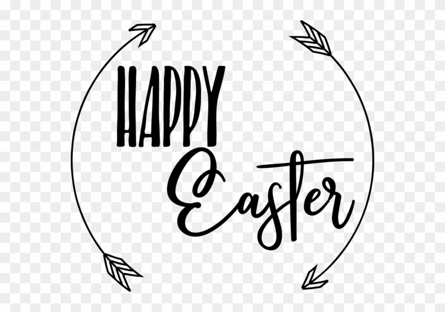 Happy Easter Svg File - Happy Easter Clipart