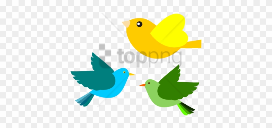 Free Png Download Spring Season Clipart Png Png Images - Sky Birds Flying Clipart Transparent Png