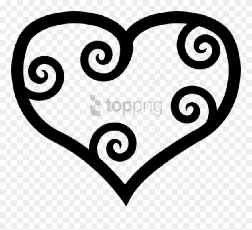 Free Png Heart Black And White Heartblack And White - Mothers Day Pictures Black And White Clipart