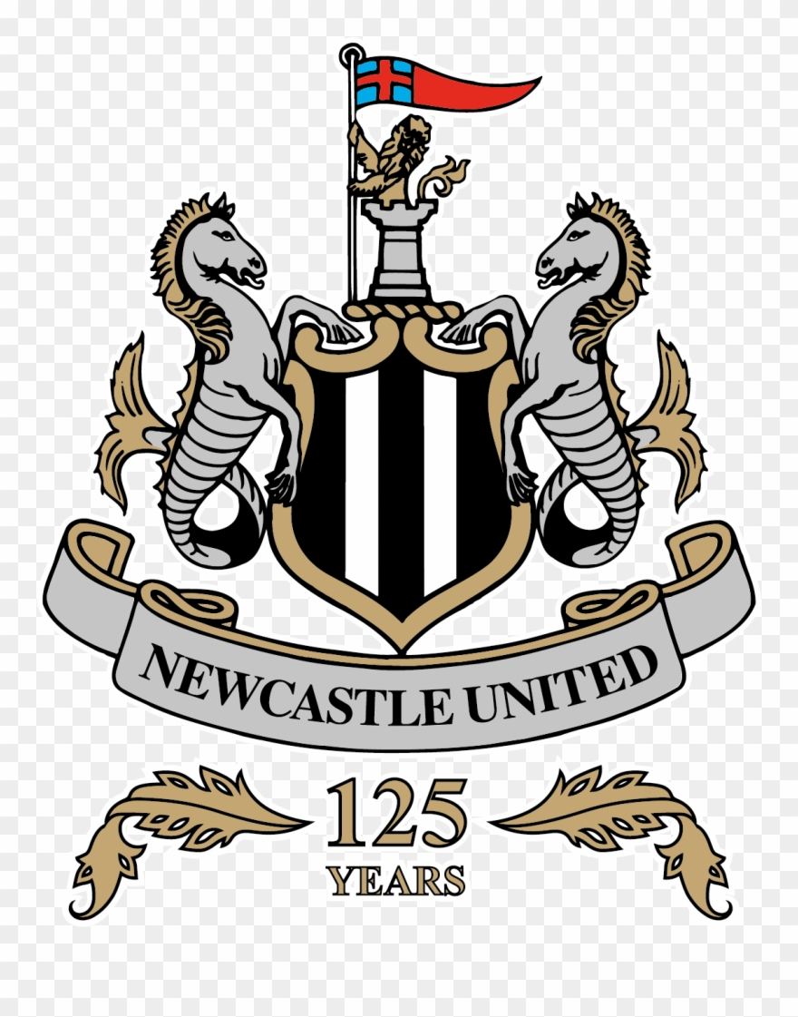 Newcastle United 125 Anniversary Aditv Films - Logo Klub Newcastle United Clipart