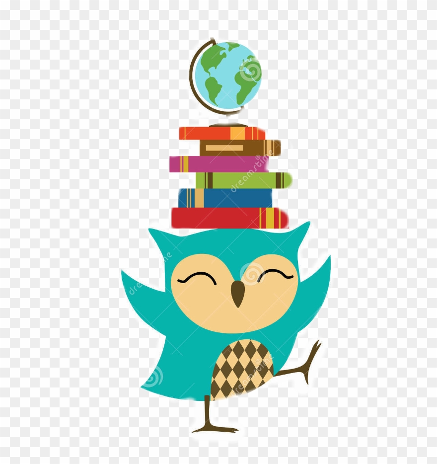 Books And Owl Clipart