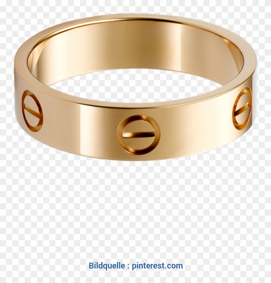 Beste Cartier Ring Love Weissgold Cartier Ring - Fake Cartier Love Ring Rose Gold Clipart