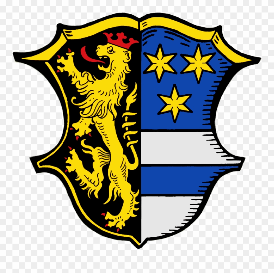 Wappen Des Landkreises Neustadt An Der Waldnaab - Landkreis Neustadt An Der Waldnaab Wappen Clipart