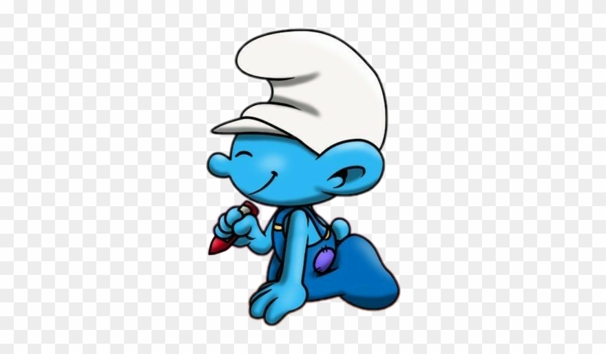 Handy Smurf Clipart