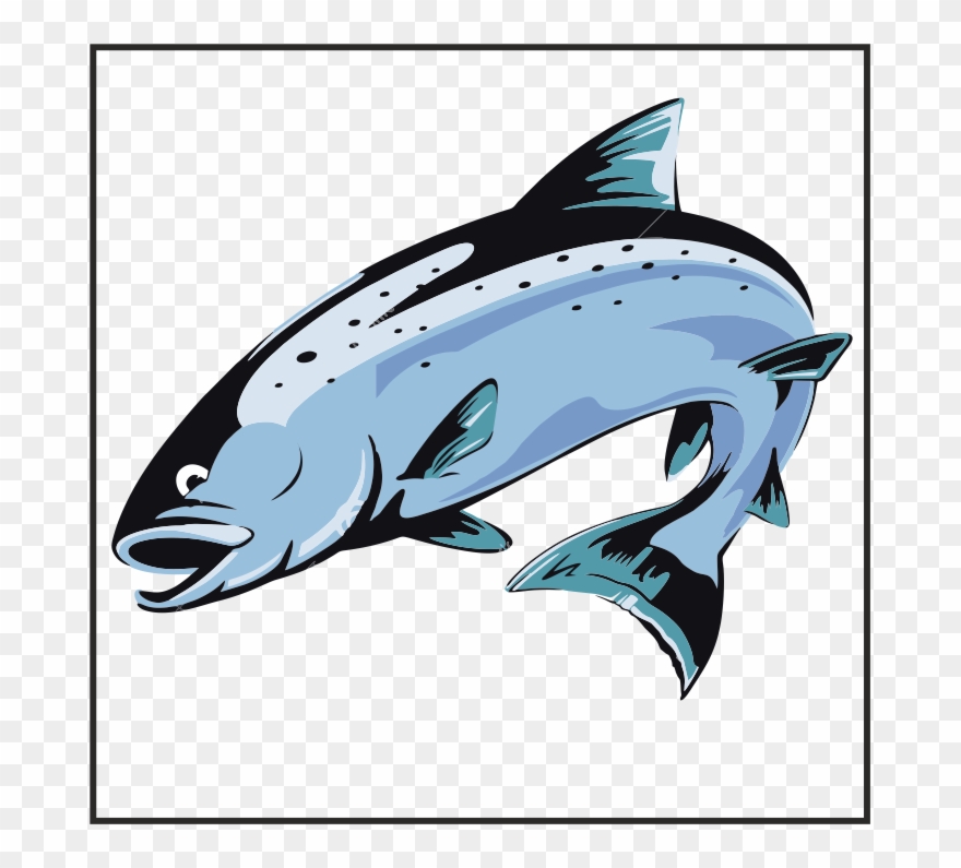Grabbable 7 Of - Jumping Salmon Fish Clipart