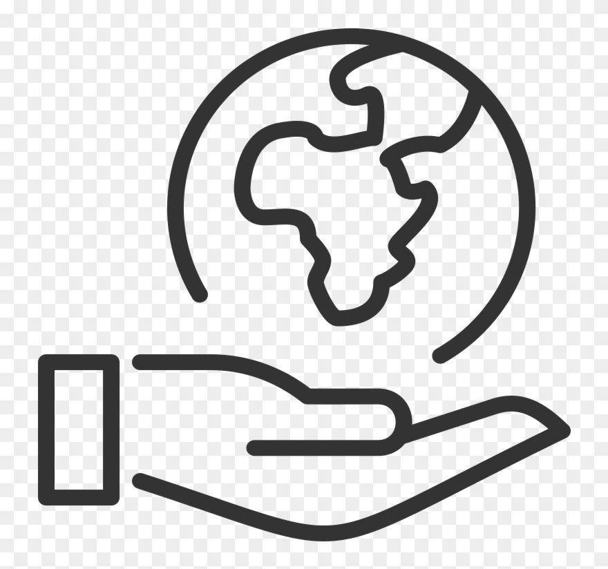 Total Life Cycle Cost - Globe Line Icon Clipart