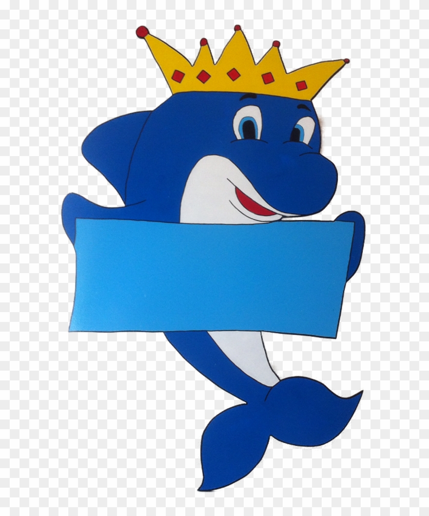 Delfin - Cartoon Clipart