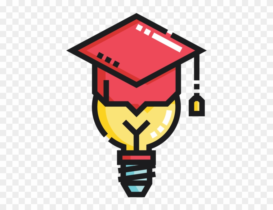 Icons Grad Bulb Clipart