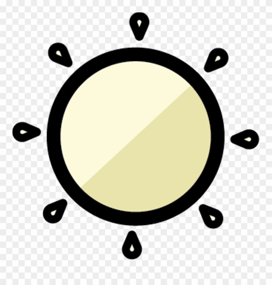 Happy Sun Face Icon Clipart