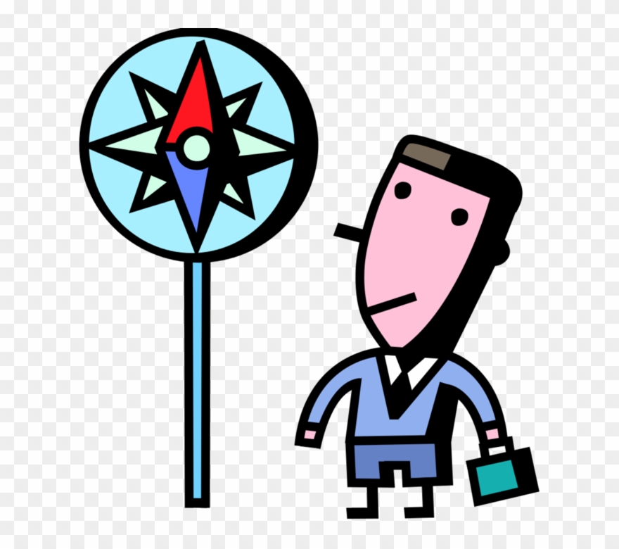 Vector Illustration Of Businessman Stands With Large - Farmer Cartoon Png Gif Clipart