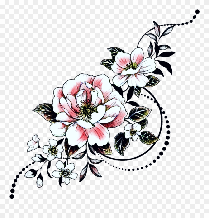 #flowers #flower #blossoms #blumen #blüten #florals - Flowers And Ornaments Png Clipart