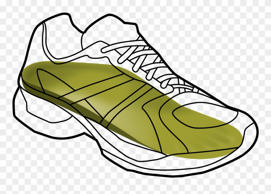 Running Shoe Drawing Clipart