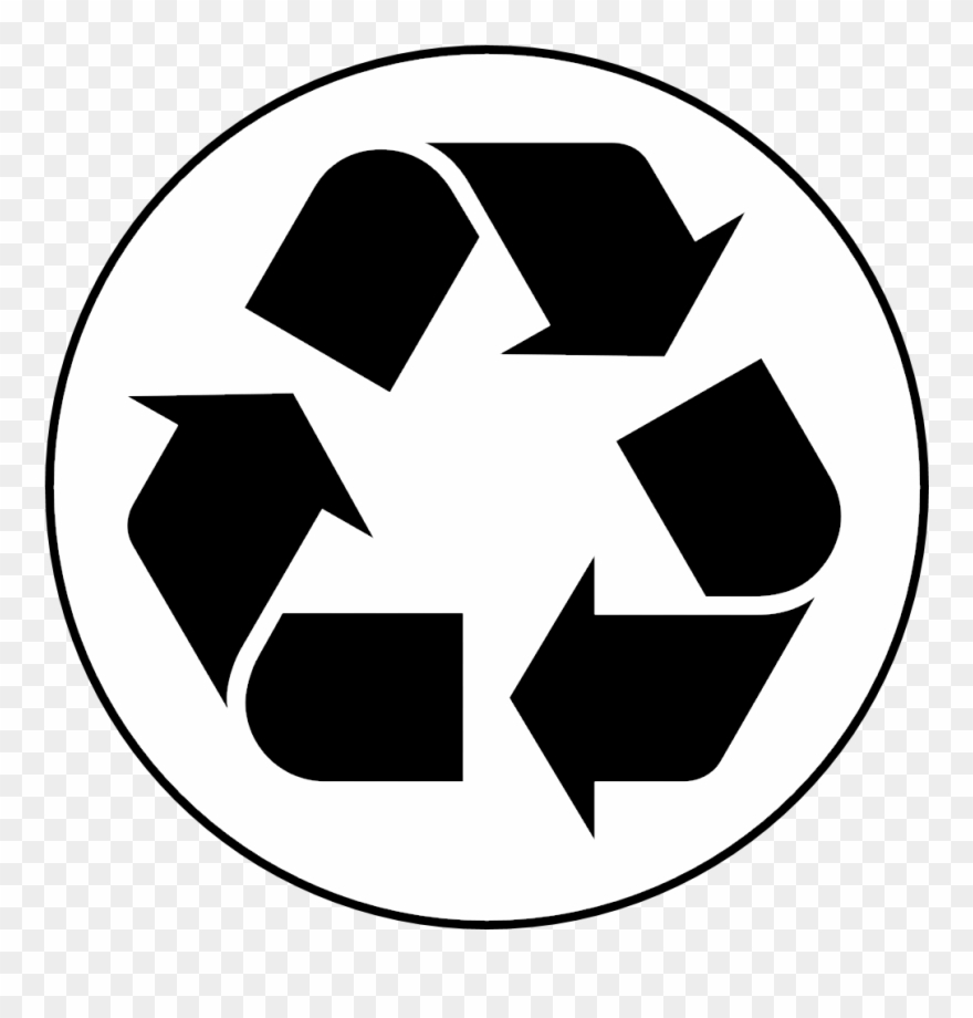 Ecology - Transparent Background Recyclable Sign Clipart