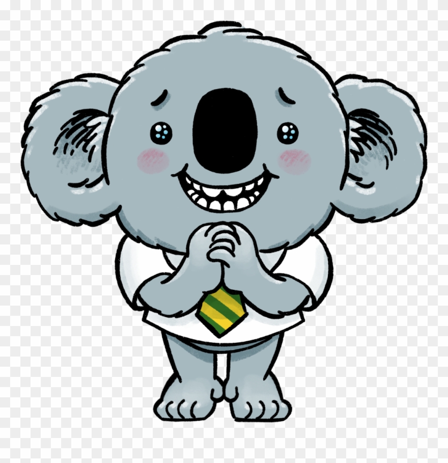 Dennis The Election Koala Wearing His Most Winning - Cartoon Clipart