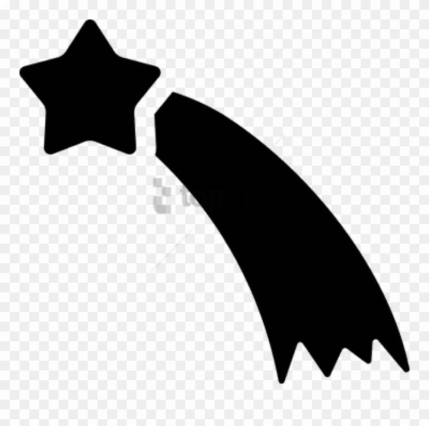 Free Png Shooting Star Star Kite Shooting Star Shoo - Shooting Star Silhouette Png Clipart