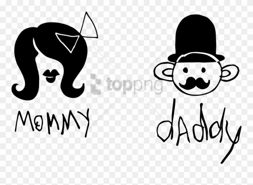 Free Png Mother's Day And Father's Day - Father's Day Vector Png Clipart