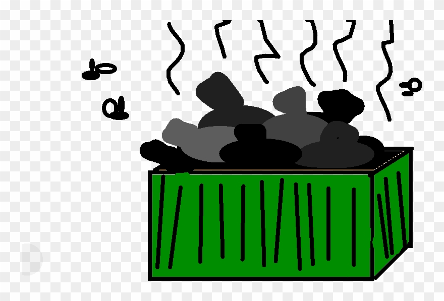 Trash Can - Drawing - Illustration Clipart