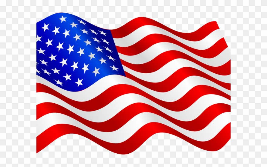 Deus Ex Clipart Veterans Day - Transparent Waving American Flag - Png Download
