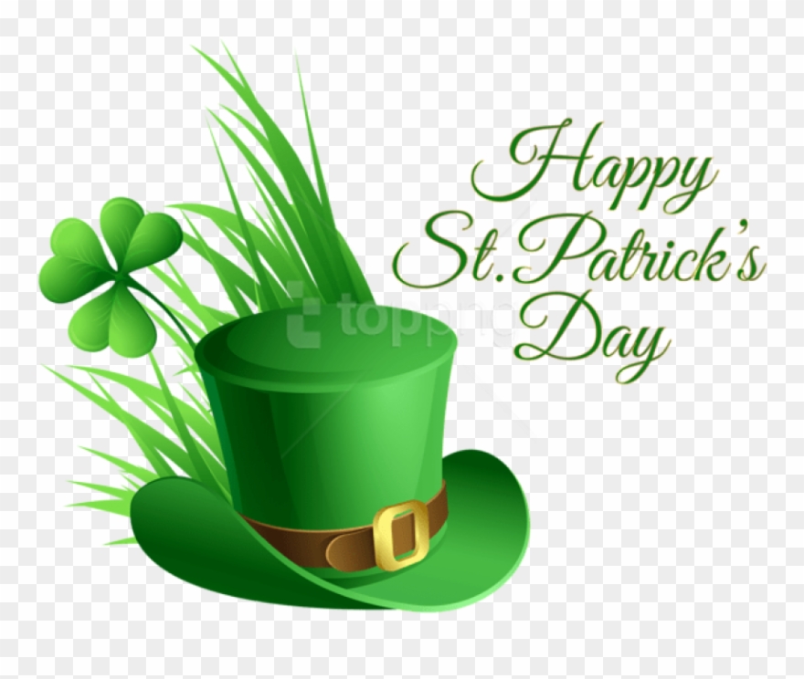 Free Png Download St Patricks Day Hat And Shamrock - St Patrick's Day 2019 Background Clipart