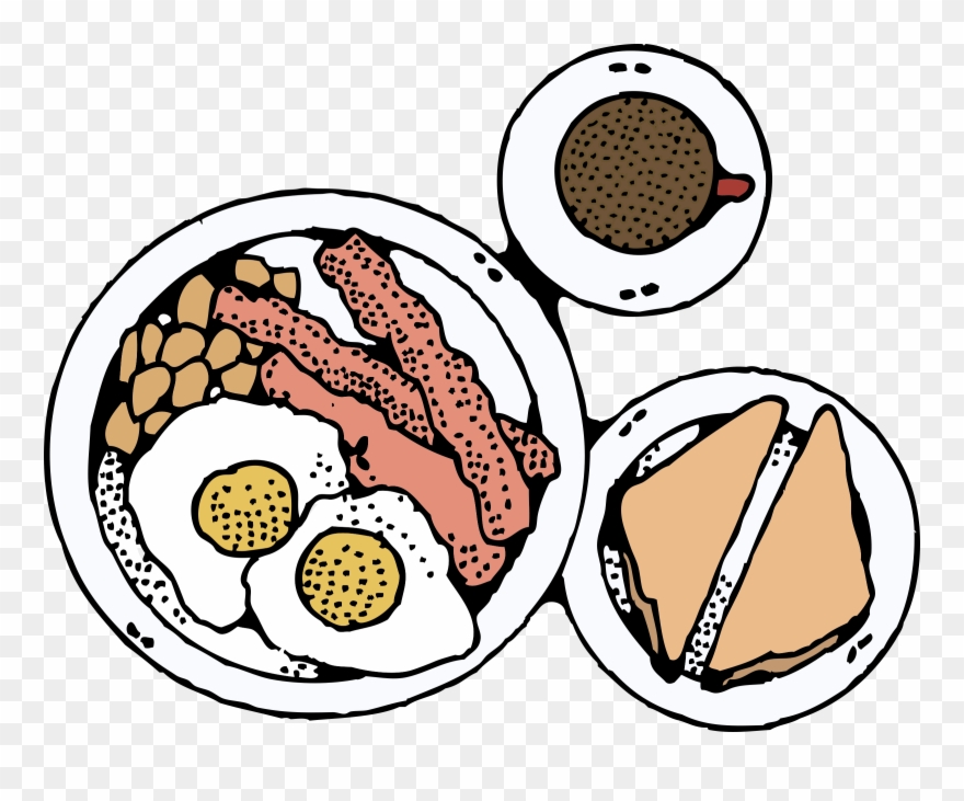 Big Image - Food Clipart Images Black And White - Png Download